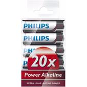 Baterie Philips LR6P20T/10 Power Alkalická AA 20ks