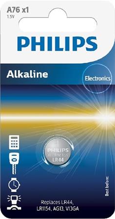 BateriePhilips A76/01B Alkalická 1.5V 1ks