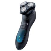 Pánský holicí strojek rotační  REMINGTON XR 1430, černá modrá, Hyperflex Aqua