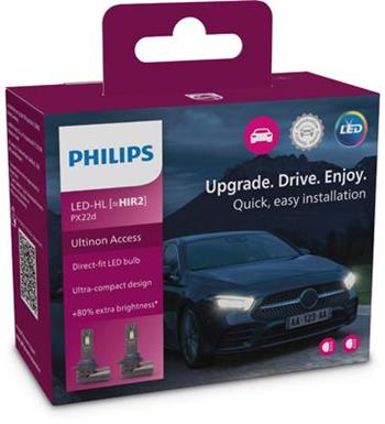 Philips autožárovka LED HIR2 11012 12V U2500 CX, 2ks v balení