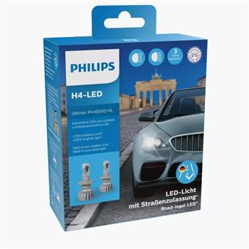 PHILIPS LED H7 Ultinon Pro6000 HL 2ks - poškozený obal