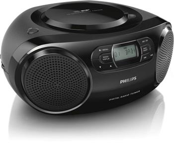 Radiopřijímač s CD PHILIPS AZB500/12 Černý DAB+