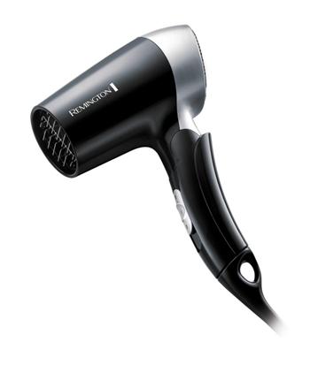 Vysoušeč vlasů REMINGTON D 2400, černá stříbrný, Travel Dryer 1400